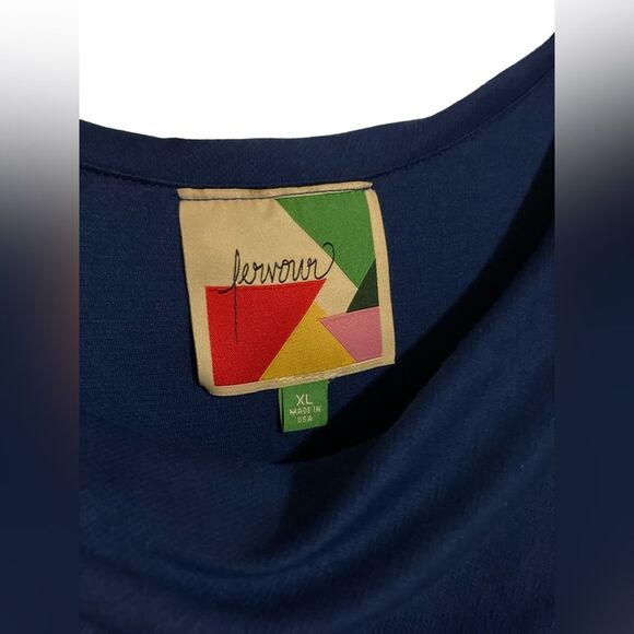 Cobalt Blue Fervour Dress Size XL - Picture 3 of 3